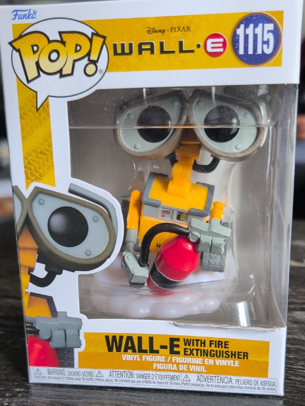 Funko Yellow WALL·E Vinyl Figure with Red Fire Extinguisher